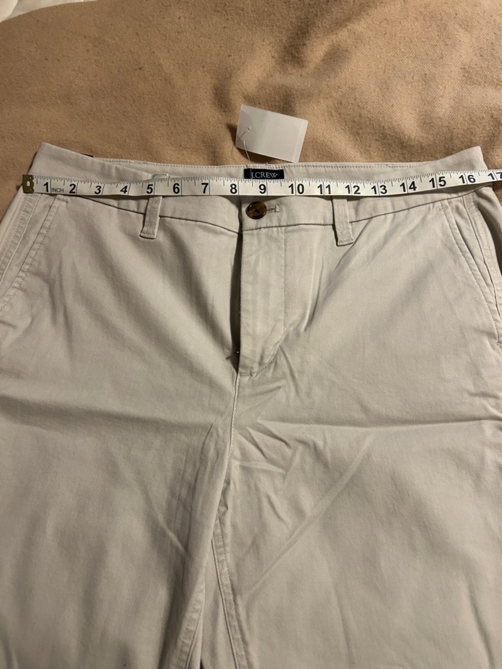 J. Crew high rise girlfriend chino light tan 10 - Picture 7 of 8